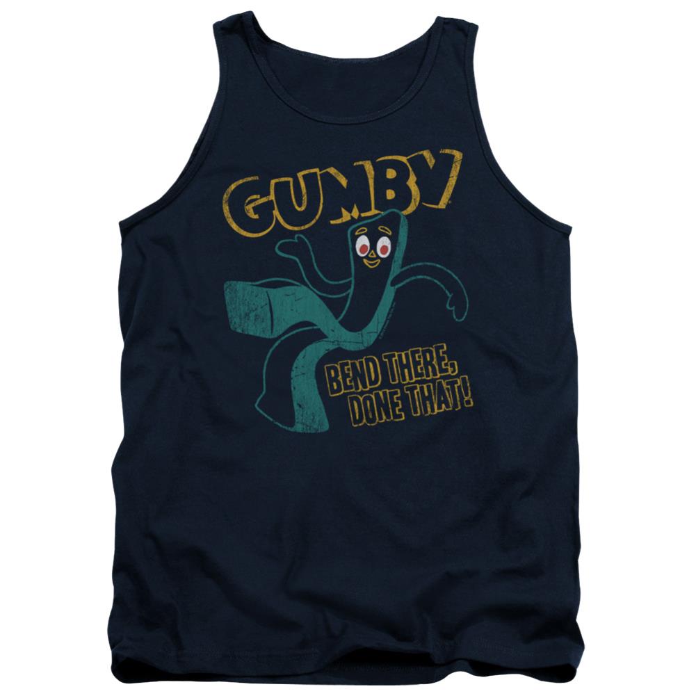 Gumby Bend There Men's 18/1 Cotton Tank Top