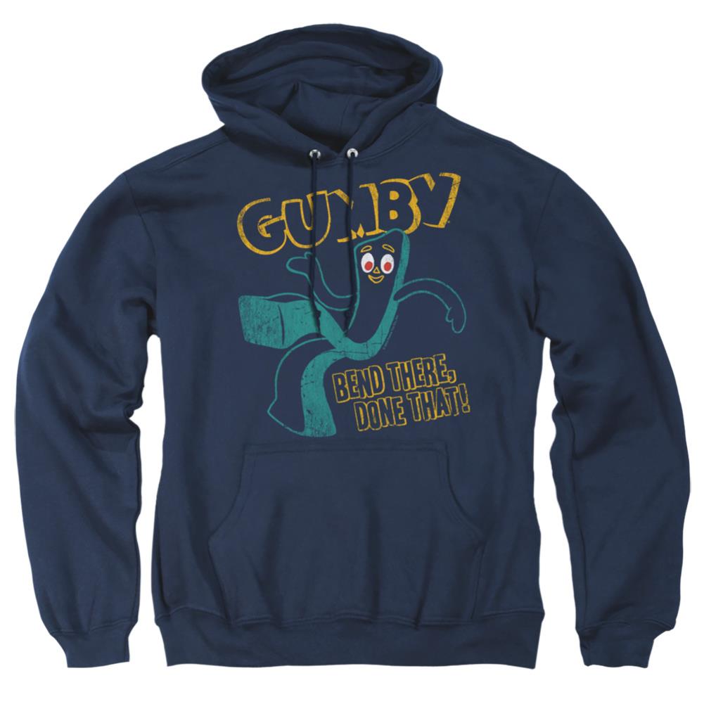 Gumby Bend There Men's Pull-Over 75 25 Poly Hoodie