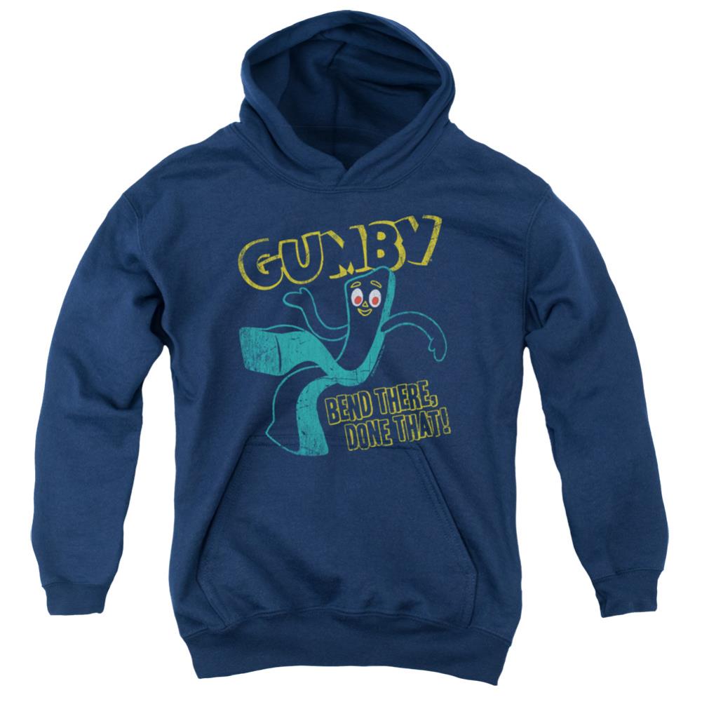 Gumby Bend There Youth Cotton Poly Pull-Over Hoodie