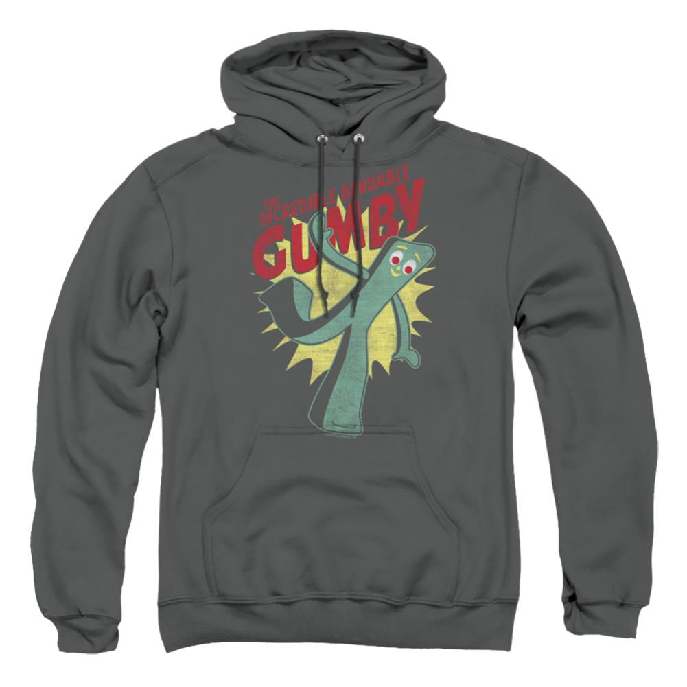 Gumby Bendable Men's Pull-Over 75 25 Poly Hoodie