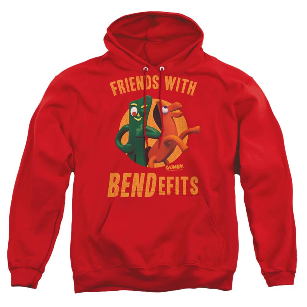 Gumby Bendefits Men's Pull-Over 75 25 Poly Hoodie
