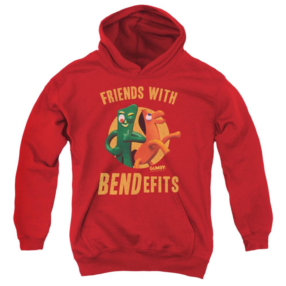 Gumby Bendefits Youth Cotton Poly Pull-Over Hoodie