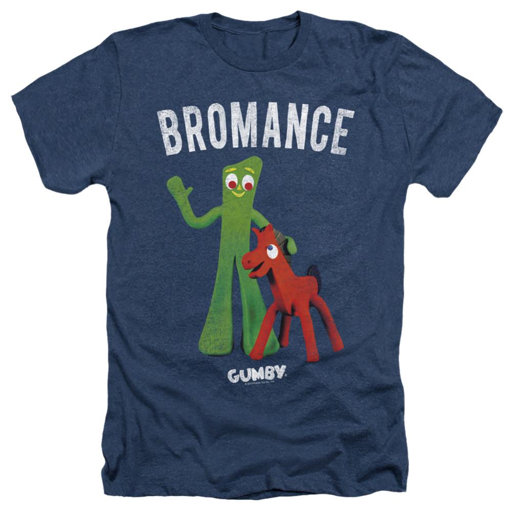 Gumby Bromance Men's 30/1 Heather 60 40 Poly Short-Sleeve T-Shirt