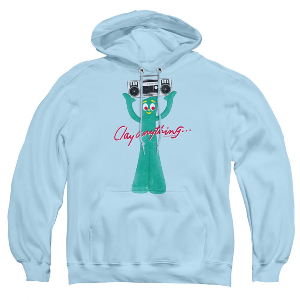 Gumby Clay Anything Men's Pull-Over 75 25 Poly Hoodie