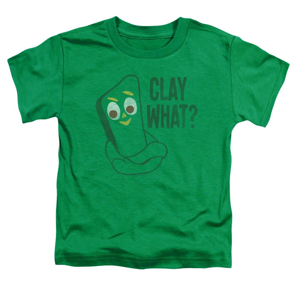Gumby Clay What Toddler 18/1 Cotton Short-Sleeve T-Shirt