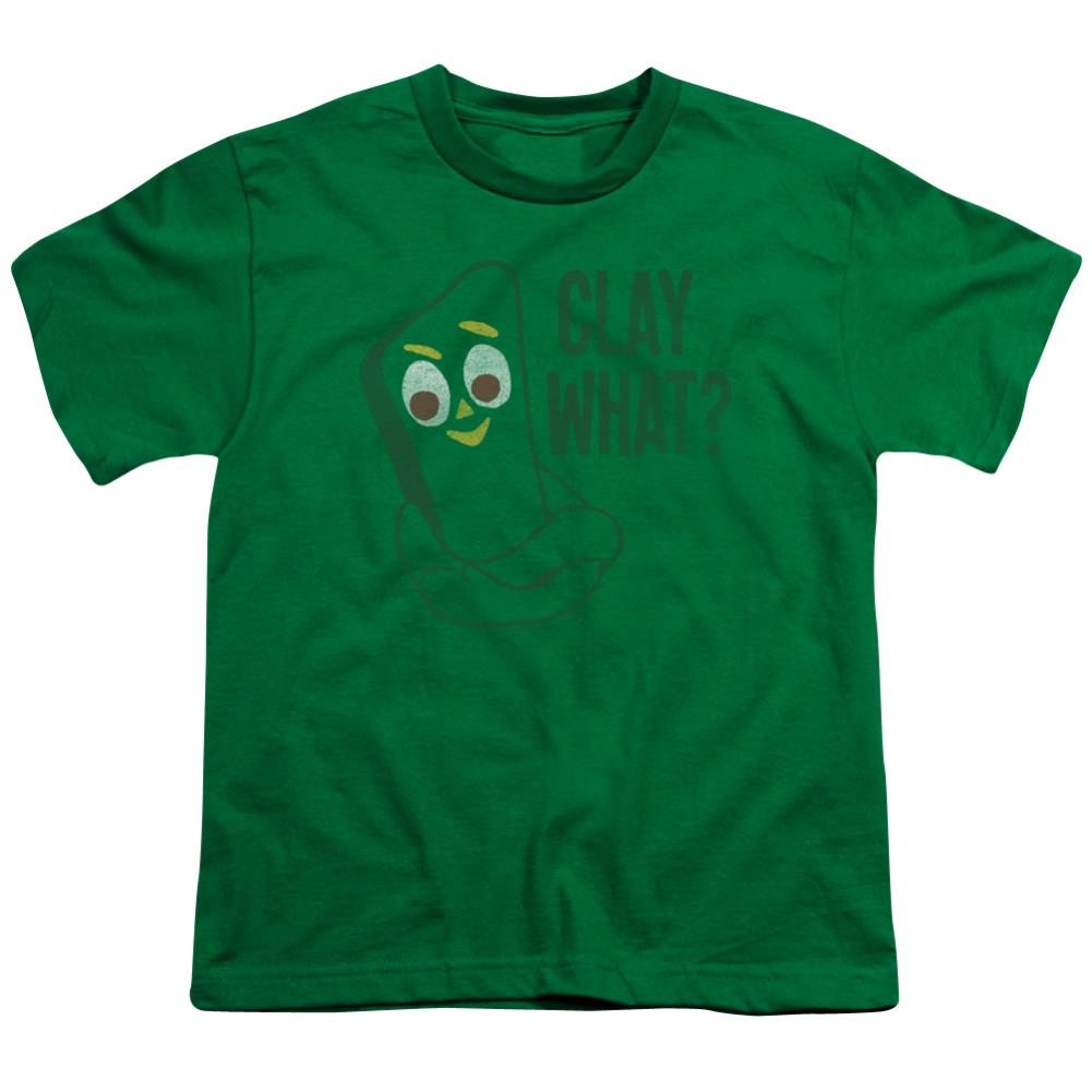 Gumby Clay What Youth 18/1 100% Cotton Short-Sleeve T-Shirt