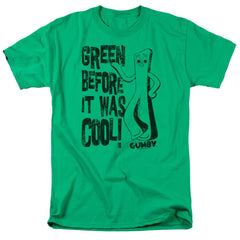 Gumby Cool Green Men's 18/1 Cotton Short-Sleeve T-Shirt