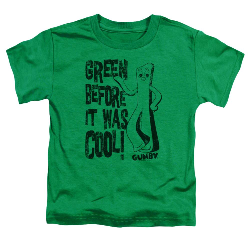 Gumby Cool Green Toddler 18/1 Cotton Short-Sleeve T-Shirt