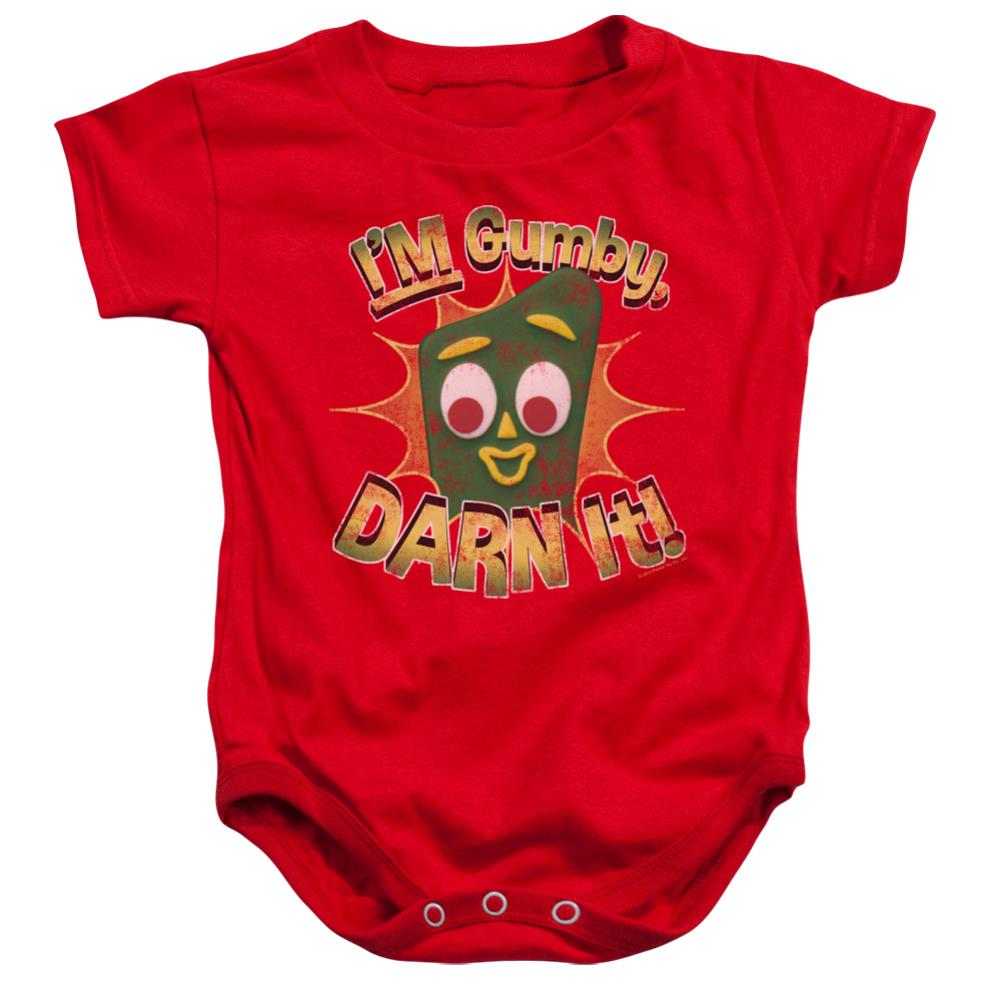 Gumby Darn It Infant's Cotton SS Snapsuit