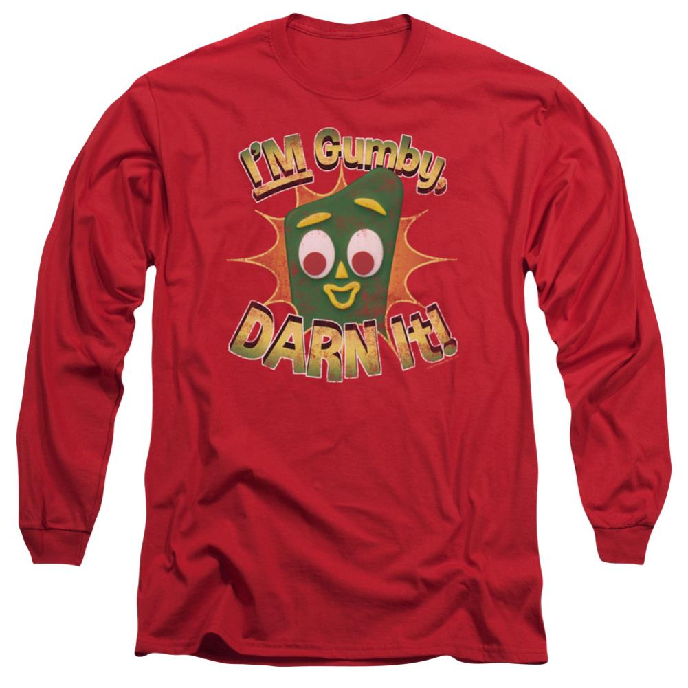 Gumby Darn It Men's 18/1 Cotton Long-Sleeve T-Shirt