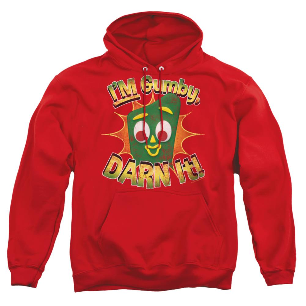 Gumby Darn It Men's Pull-Over 75 25 Poly Hoodie