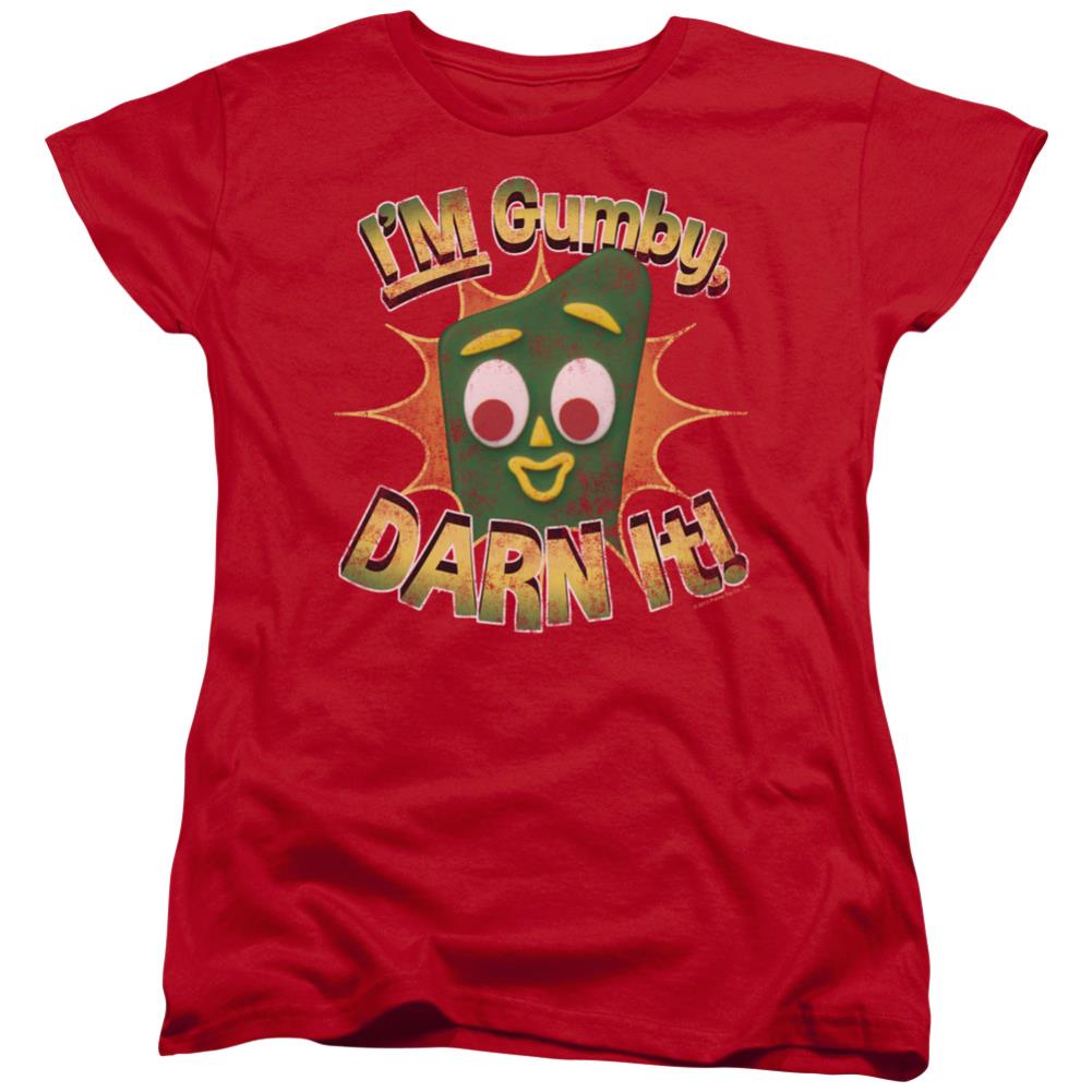Gumby Darn It Women's 18/1 Cotton Short-Sleeve T-Shirt