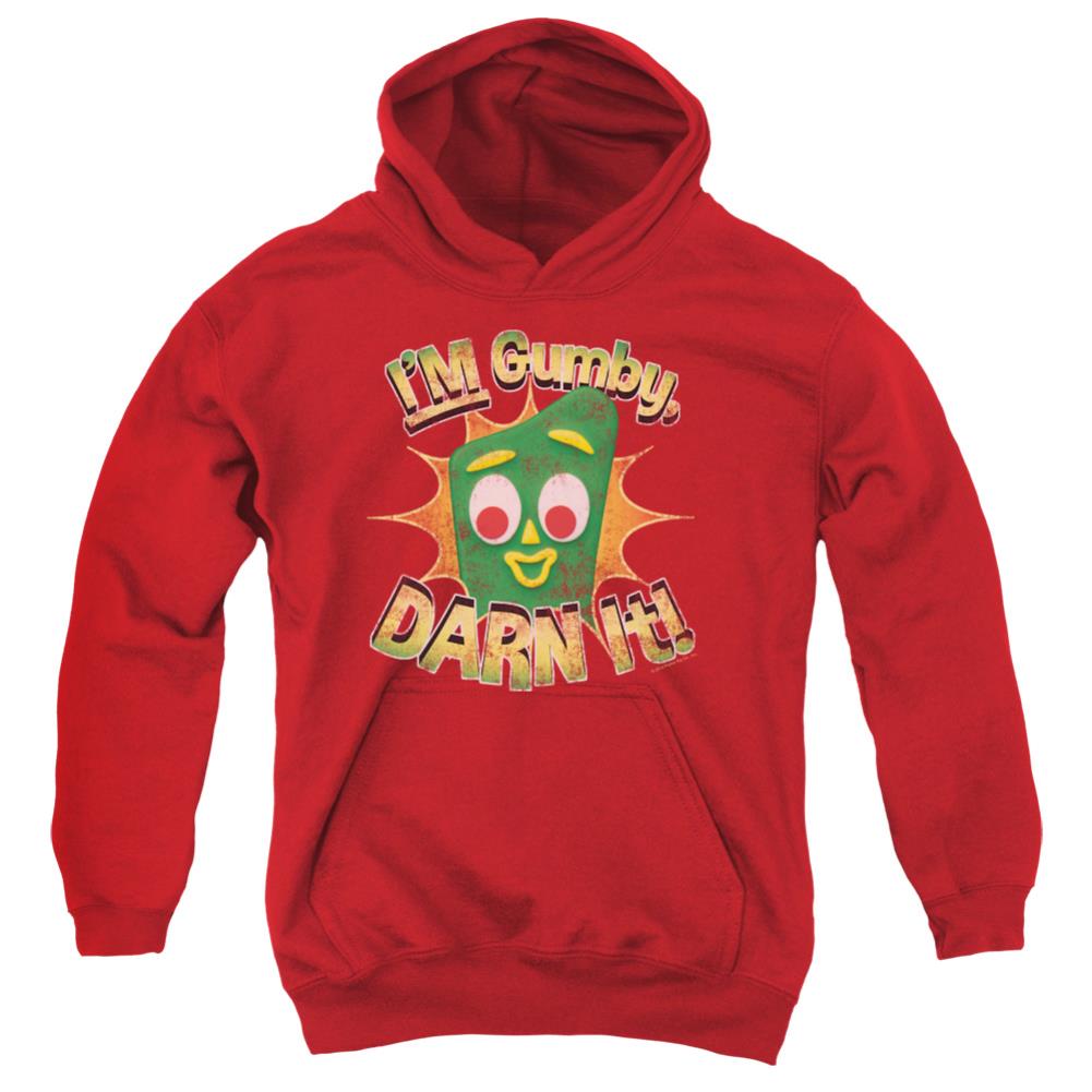 Gumby Darn It Youth Cotton Poly Pull-Over Hoodie