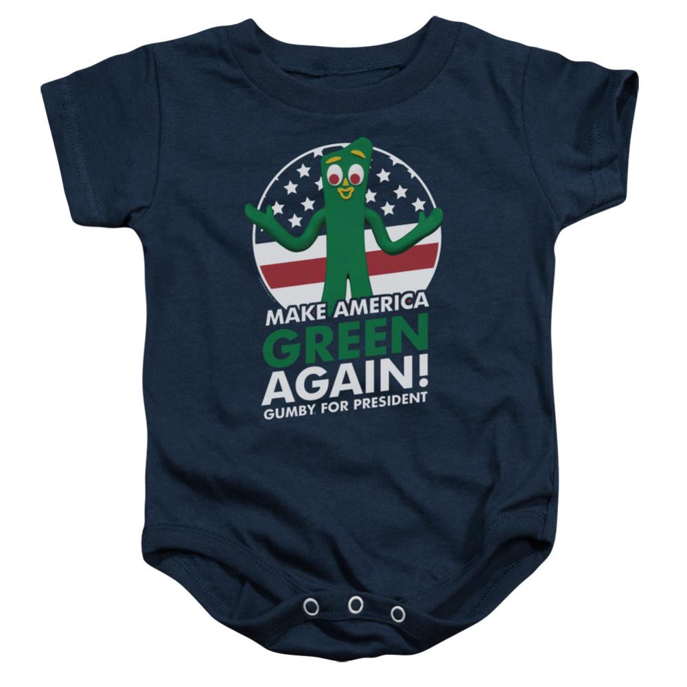 Gumby For President Infant's Cotton SS Snapsuit