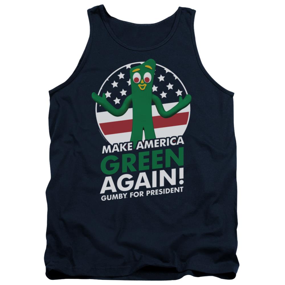 Gumby For President Men's 18/1 Cotton Tank Top