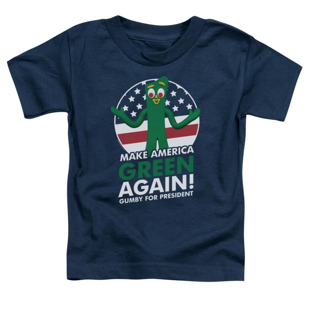 Gumby For President Toddler 18/1 Cotton Short-Sleeve T-Shirt