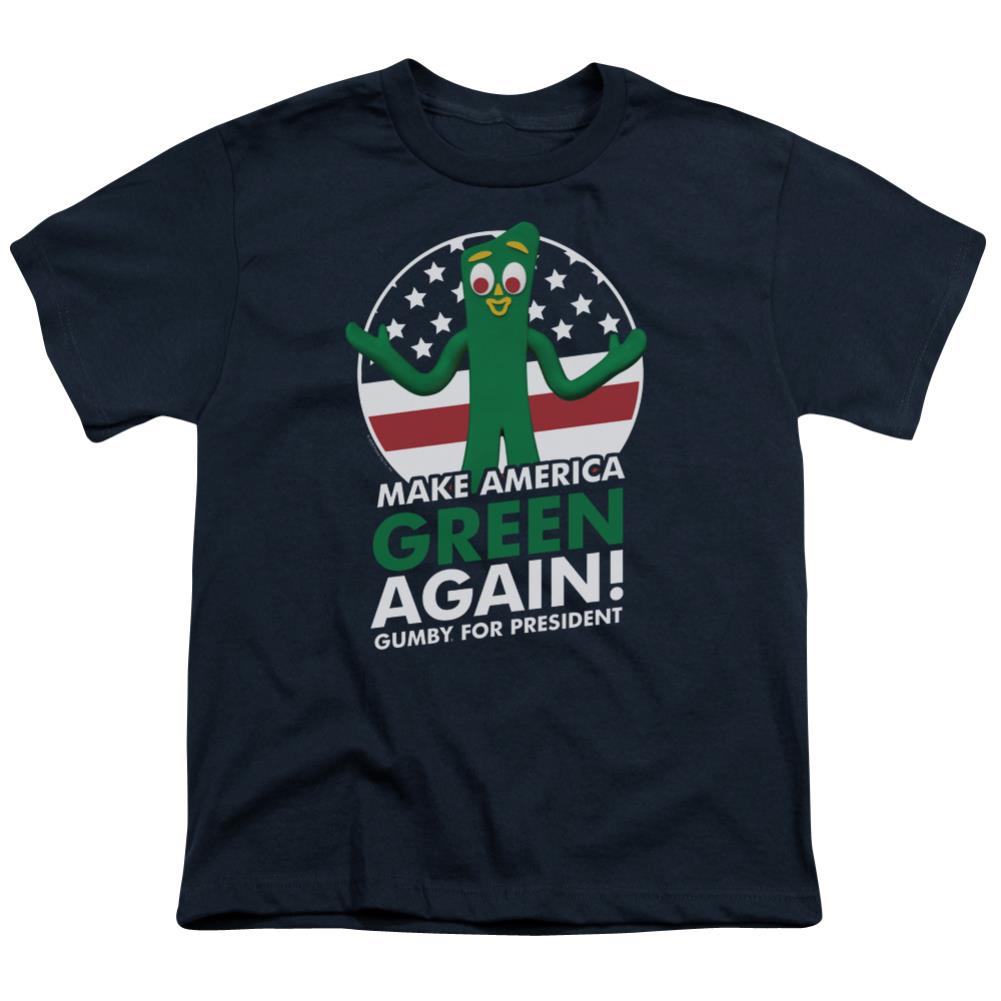 Gumby For President Youth 18/1 100% Cotton Short-Sleeve T-Shirt