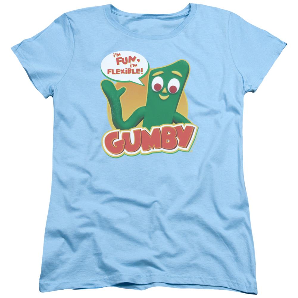 Gumby Fun & Flexible Women's 18/1 Cotton Short-Sleeve T-Shirt