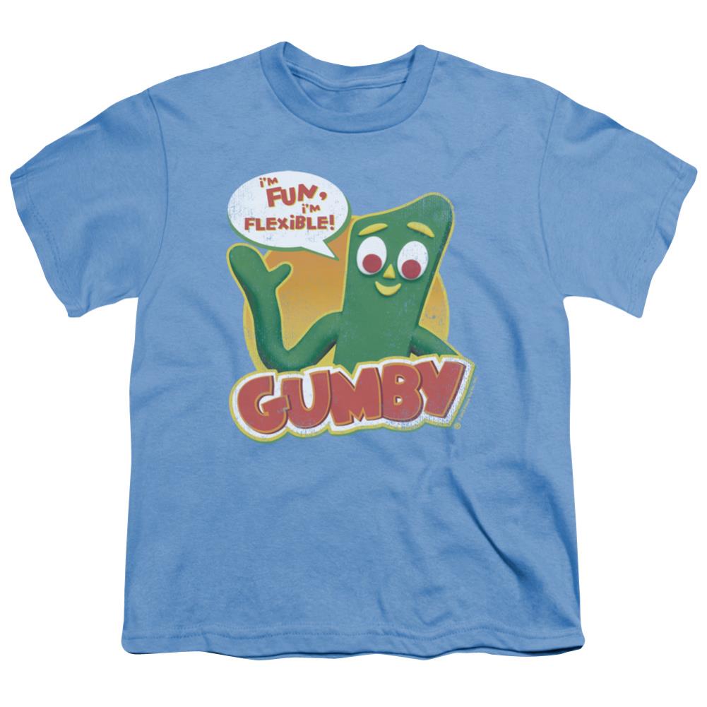 Gumby Fun & Flexible Youth 18/1 100% Cotton Short-Sleeve T-Shirt