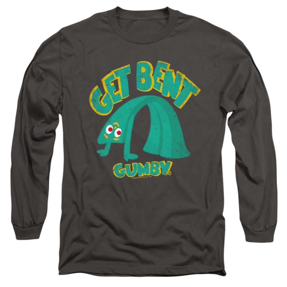 Gumby Get Bent Men's 18/1 Cotton Long-Sleeve T-Shirt