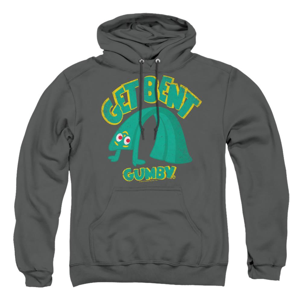 Gumby Get Bent Men's Pull-Over 75 25 Poly Hoodie