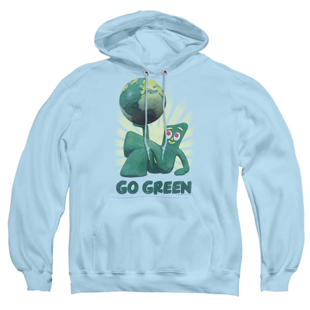Gumby Go Green Men's Pull-Over 75 25 Poly Hoodie