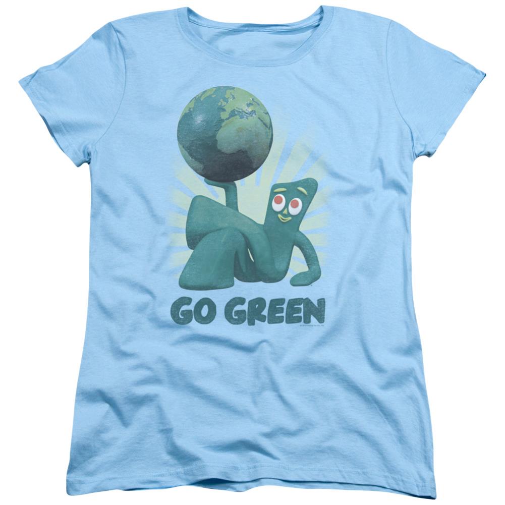 Gumby Go Green Women's 18/1 Cotton Short-Sleeve T-Shirt