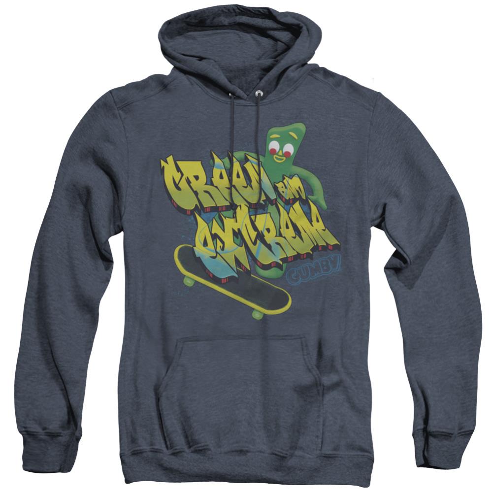 Gumby Green And Extreme Men's Pull-Over Hoodie