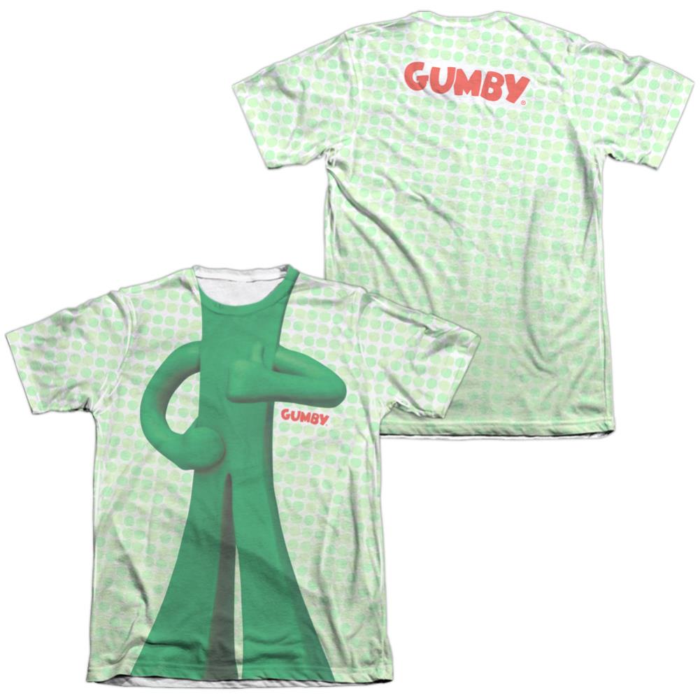 Gumby Gumb Me Sub (Front/Back Print) Men's Regular Fit Poly Cotton Short-Sleeve T-Shirt