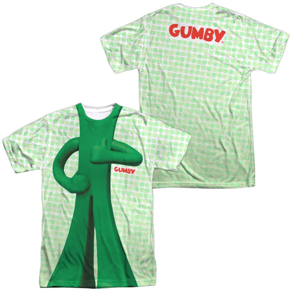 Gumby Gumb Me Sub (Front/Back Print) Men's Regular Fit Polyester Short-Sleeve T-Shirt