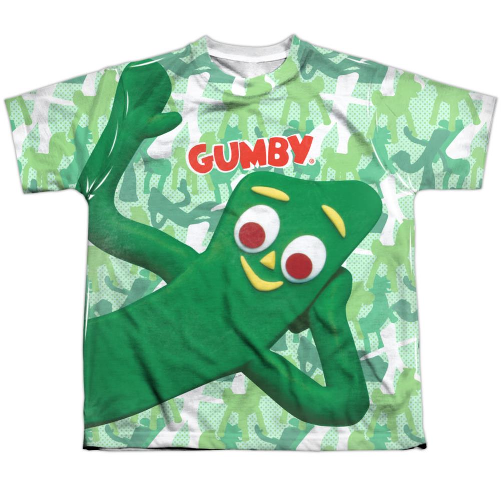 Gumby Gumbyflage Youth Regular Fit Poly Short-Sleeve T-Shirt