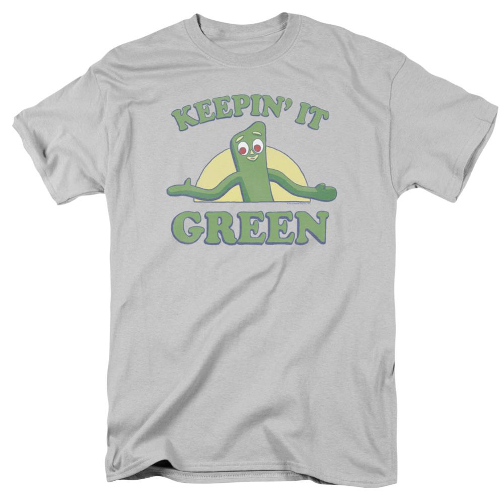 Gumby Keepin It Green Men's 18/1 Cotton Short-Sleeve T-Shirt