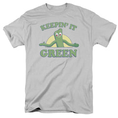 Gumby Keepin It Green Men's 18/1 Cotton Short-Sleeve T-Shirt
