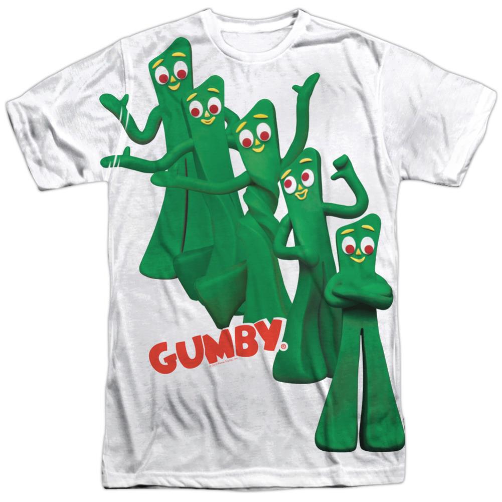 Gumby Moves Men's Regular Fit Polyester Short-Sleeve T-Shirt