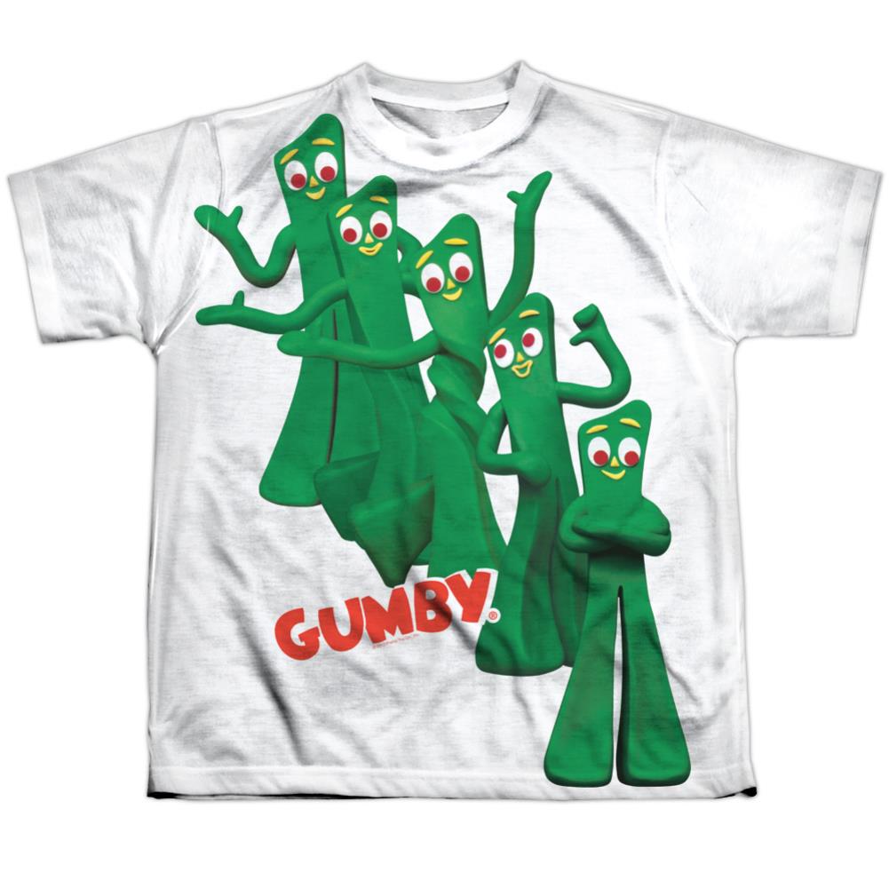 Gumby Moves Youth Regular Fit Poly Short-Sleeve T-Shirt