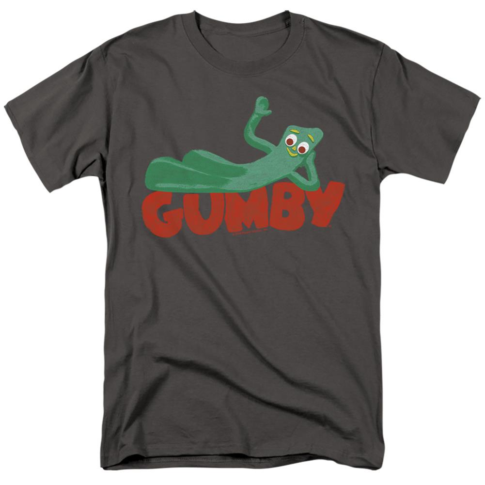 Gumby On Logo Men's 18/1 Cotton Short-Sleeve T-Shirt