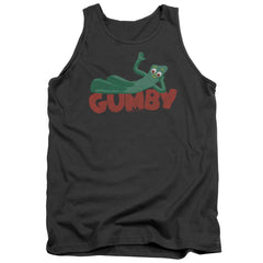 Gumby On Logo Men's 18/1 Cotton Tank Top