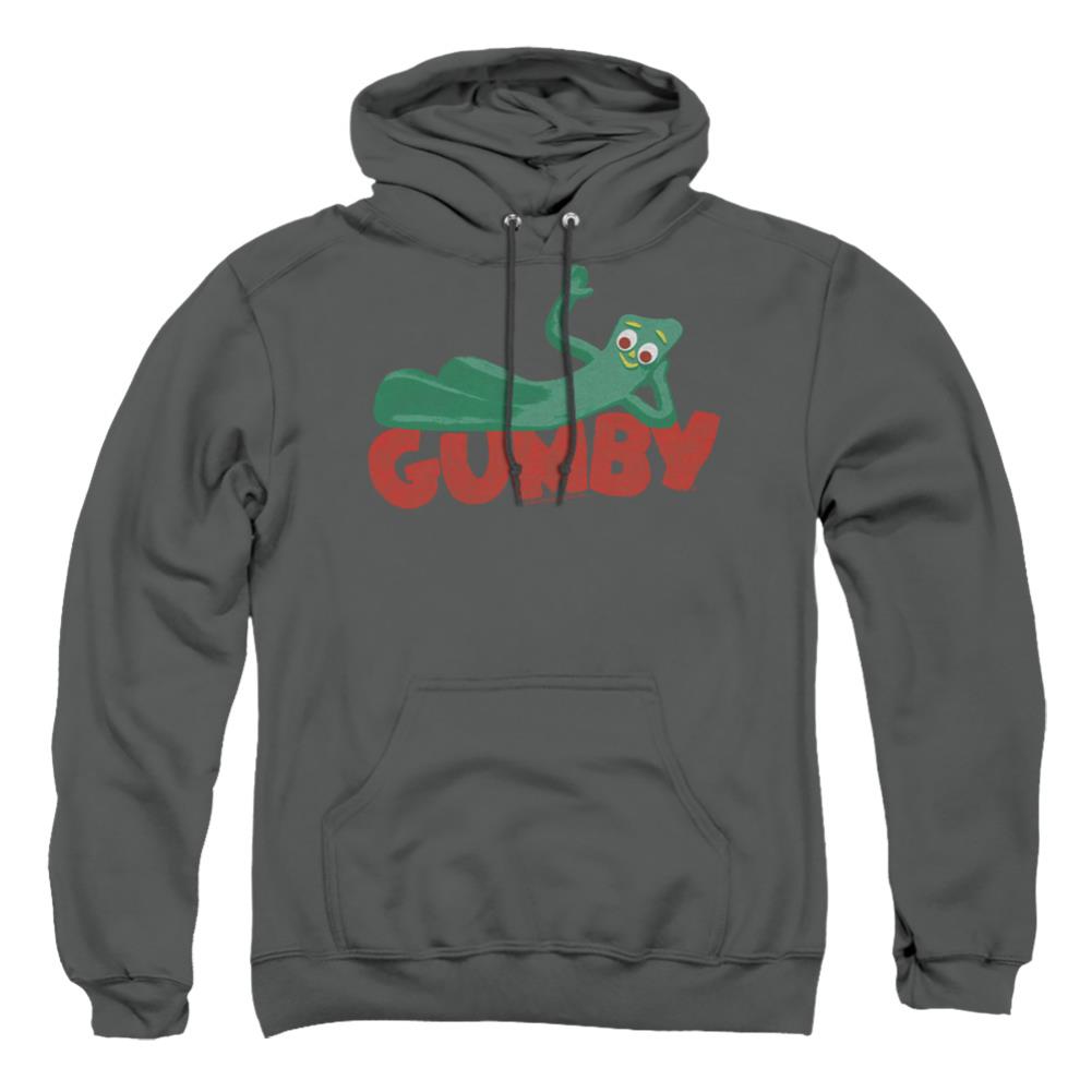 Gumby On Logo Men's Pull-Over 75 25 Poly Hoodie