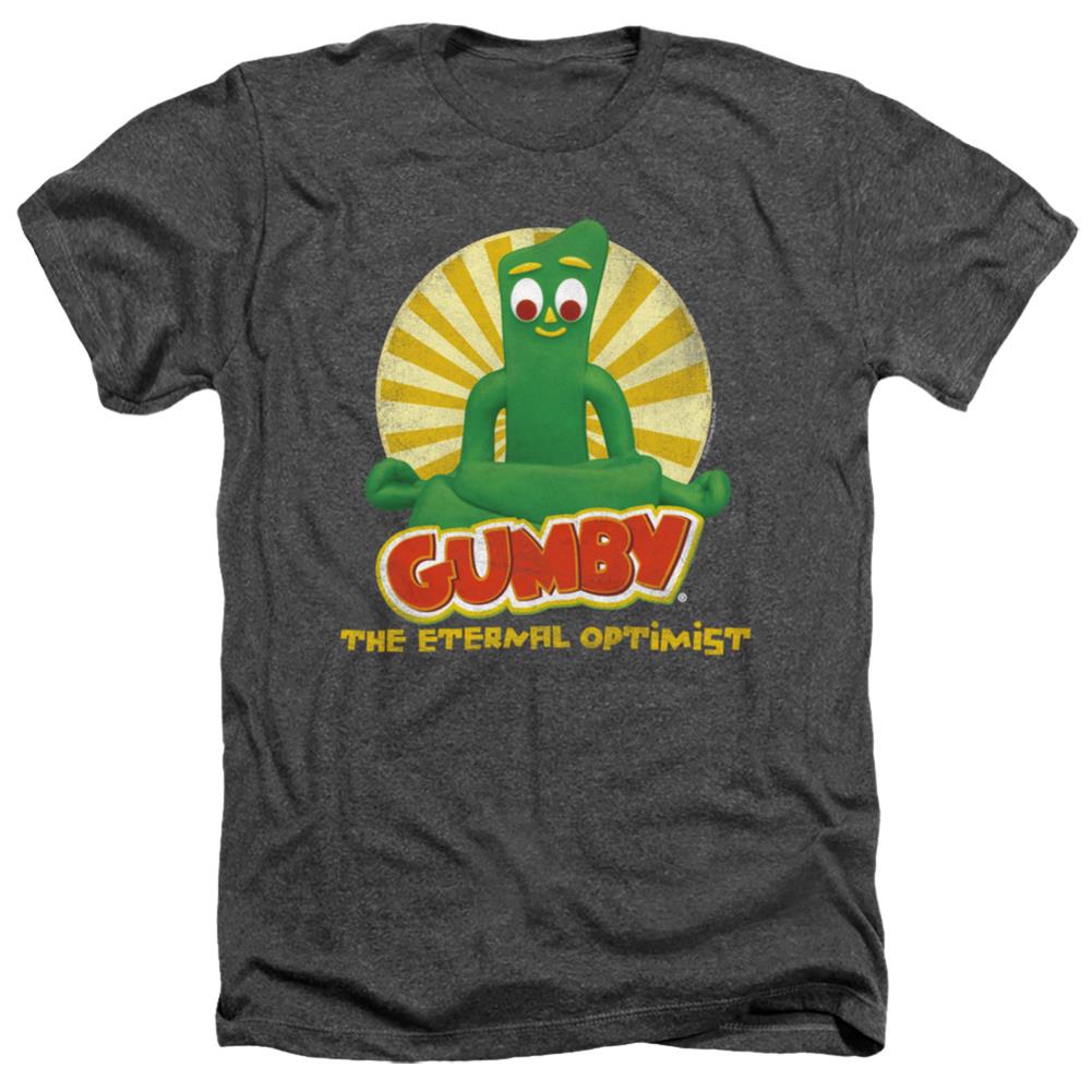 Gumby Optimist Men's 30/1 Heather 60 40 Poly Short-Sleeve T-Shirt