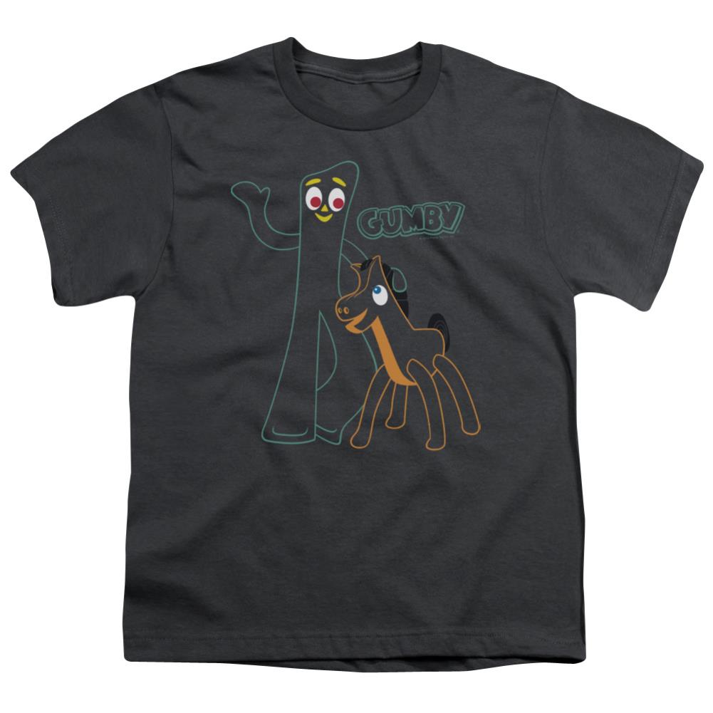 Gumby Outlines Youth 18/1 100% Cotton Short-Sleeve T-Shirt