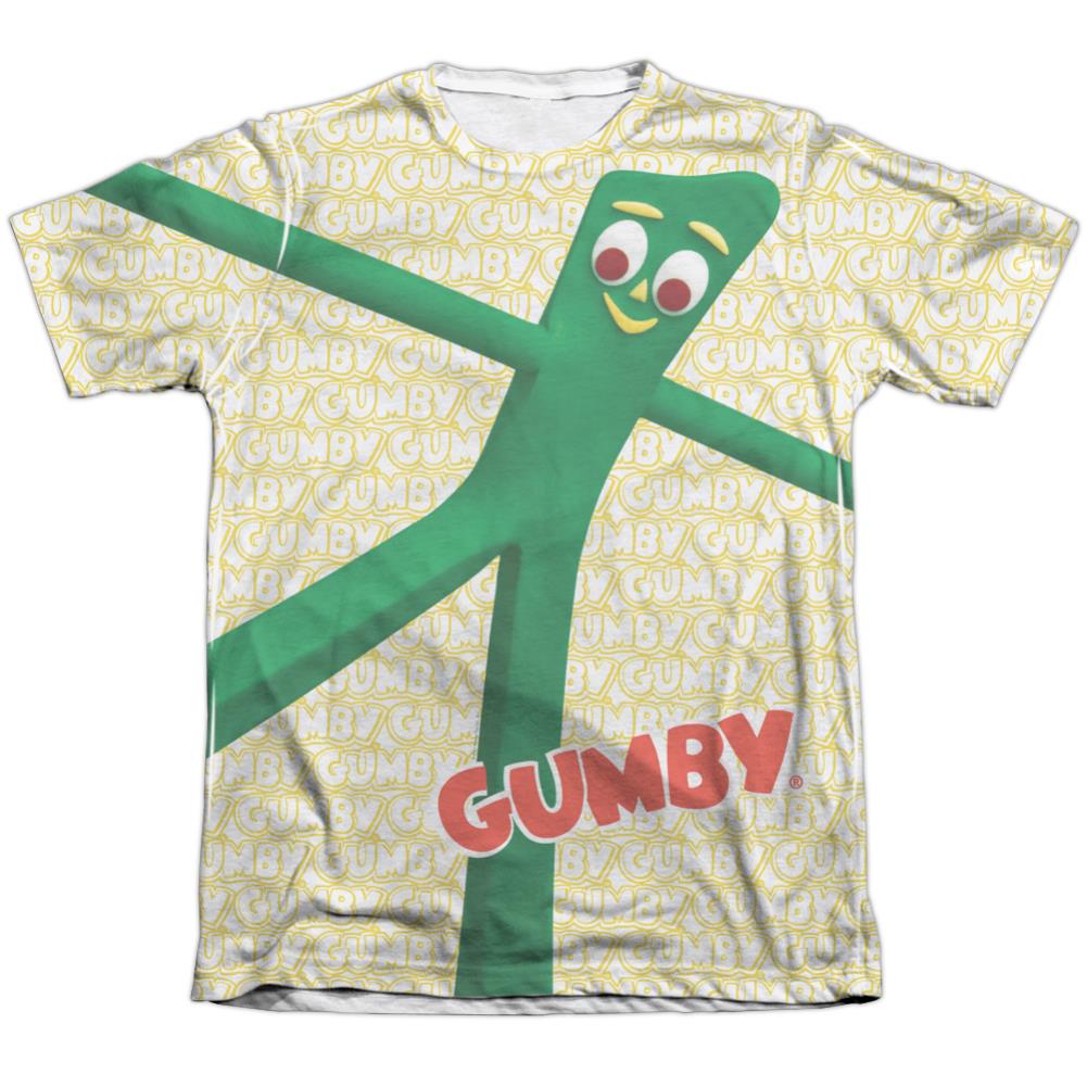 Gumby Stretched Men's Regular Fit Poly Cotton Short-Sleeve T-Shirt