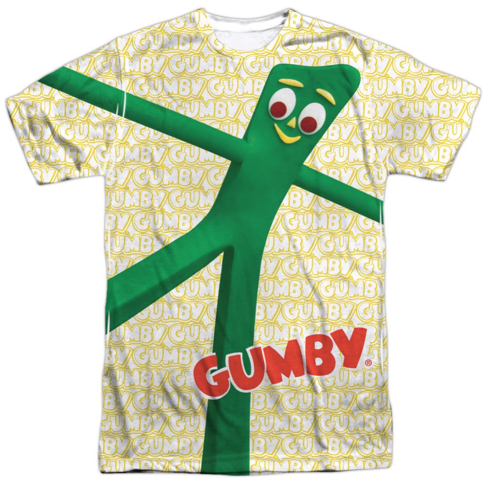 Gumby Stretched Men's Regular Fit Polyester Short-Sleeve T-Shirt