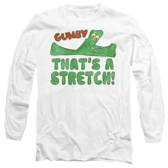 Gumby That's A Stretch Men's 18/1 Cotton Long-Sleeve T-Shirt