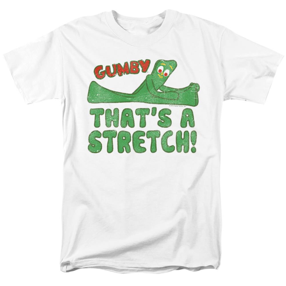 Gumby That's A Stretch Men's 18/1 Cotton Short-Sleeve T-Shirt