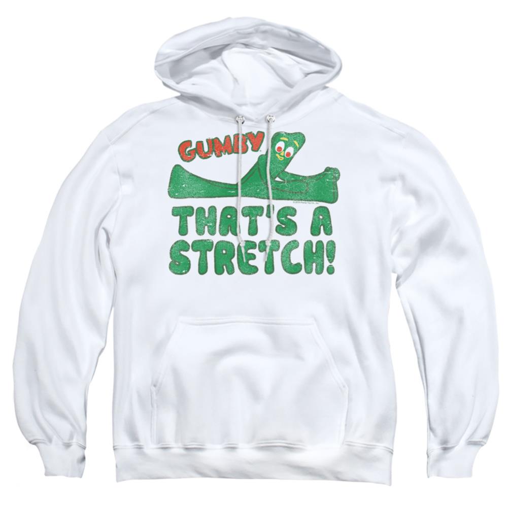Gumby That's A Stretch Men's Pull-Over 75 25 Poly Hoodie