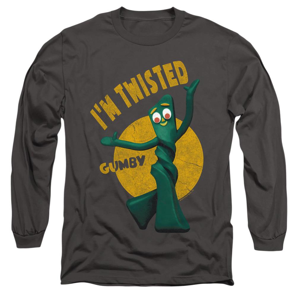 Gumby Twisted Men's 18/1 Cotton Long-Sleeve T-Shirt