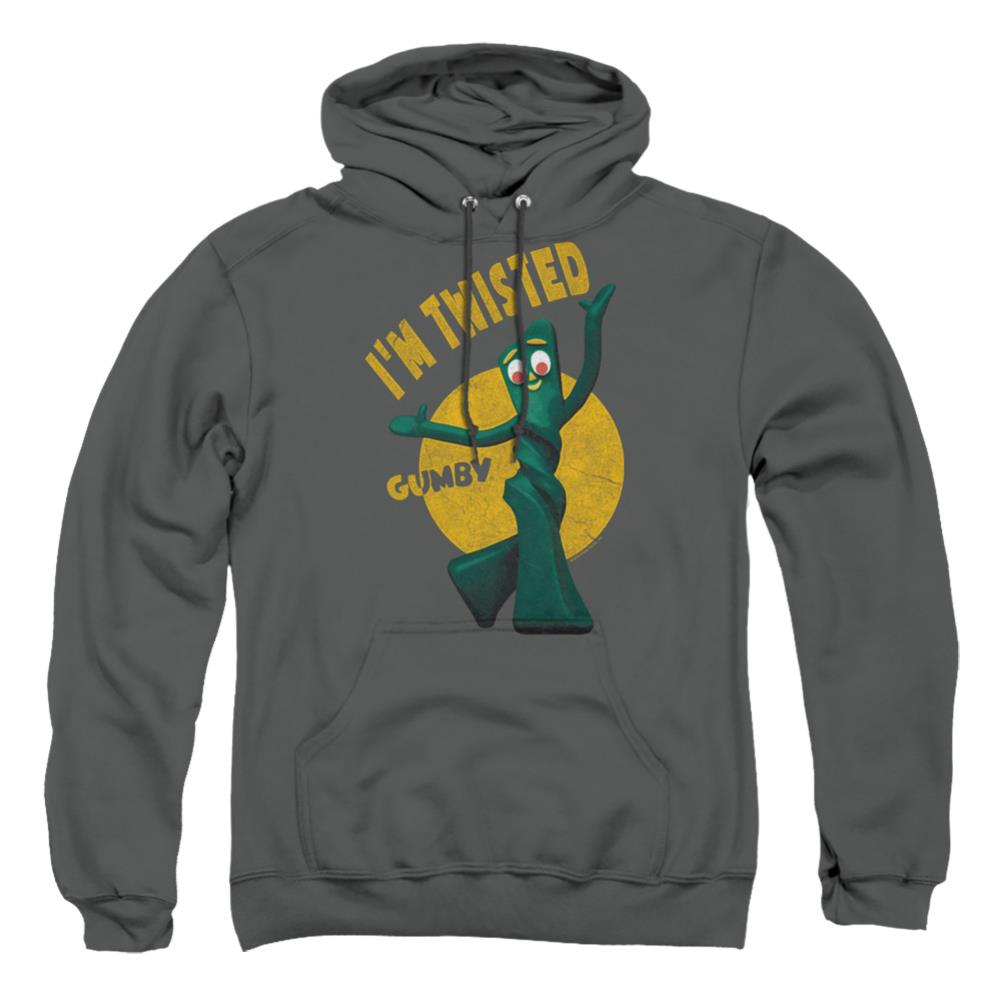 Gumby Twisted Men's Pull-Over 75 25 Poly Hoodie