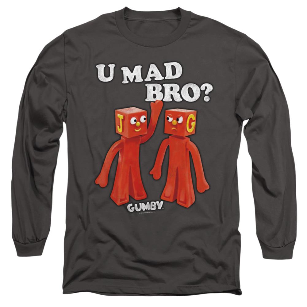 Gumby U Mad Bro Men's 18/1 Cotton Long-Sleeve T-Shirt