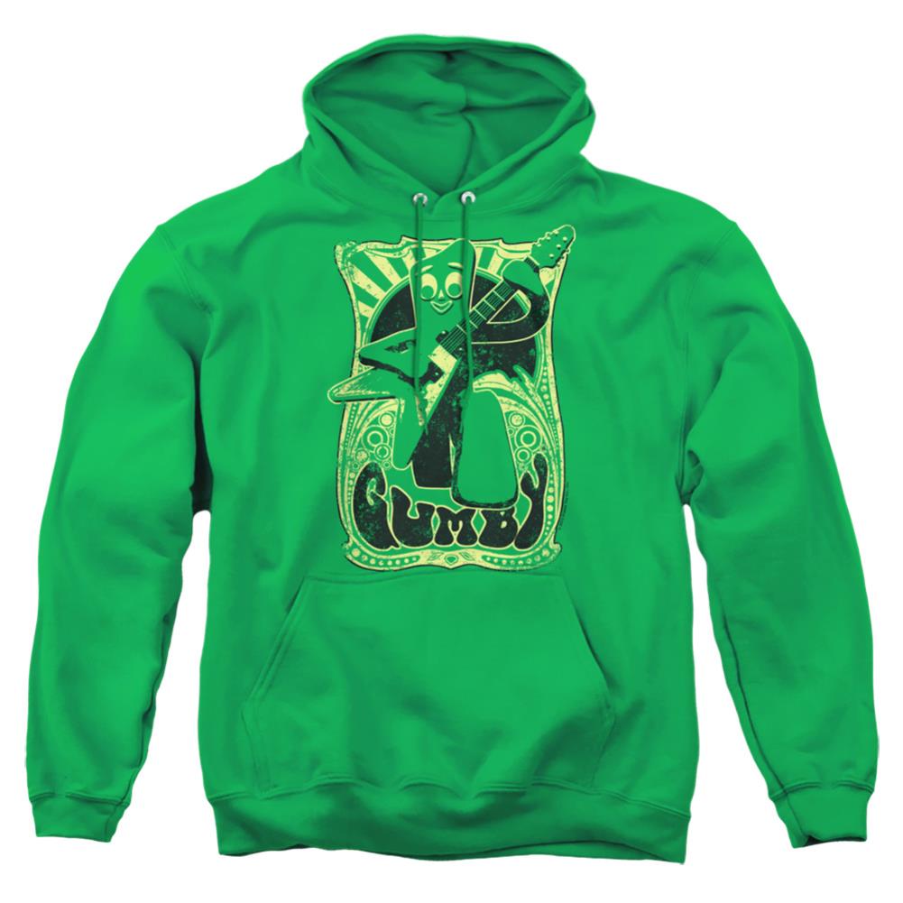 Gumby Vintage Rock Poster Men's Pull-Over 75 25 Poly Hoodie
