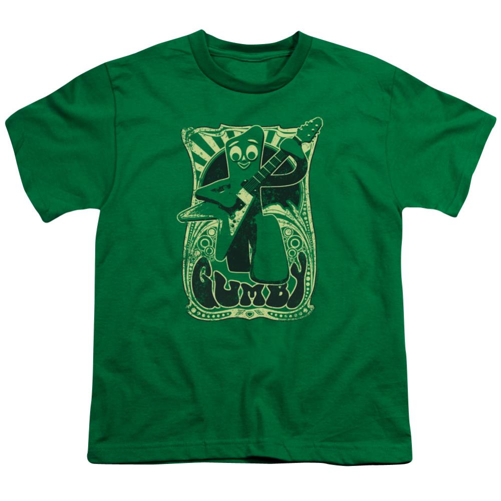 Gumby Vintage Rock Poster Youth 18/1 100% Cotton Short-Sleeve T-Shirt